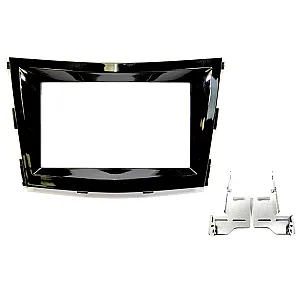 InCarTec 50-665 Ssangyong Tivoli Double Din Car Audio Fascia Adaptor Panel (GLOSS BLACK)