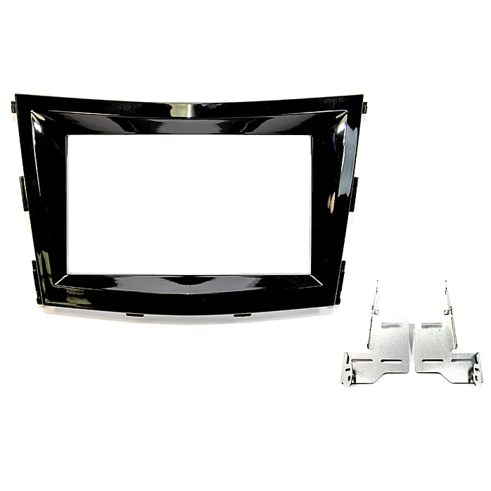 InCarTec 50-665 Ssangyong Tivoli Double Din Car Audio Fascia Adapter Panel (GLOSS BLACK)