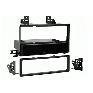 InCarTec 50-208 Kia Rio, Sorento, Sportage Single Din Car Audio Fascia Adaptor Panel (MATT BLACK)