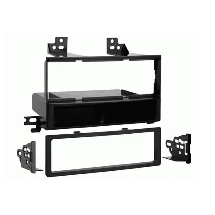 InCarTec 50-208 Kia Rio, Sorento, Sportage Single Din Car Audio Fascia Adaptor Panel (MATT BLACK)