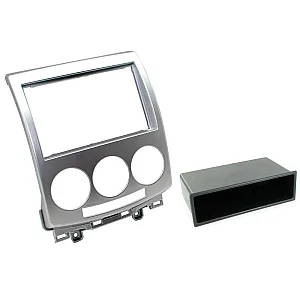 InCarTec 50-292 Mazda 5 Single Double Din Car Audio Fascia Adaptor panel (SILVER)