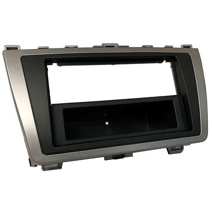 InCarTec 50-331 Mazda 6 Single Double Din Car Audio Fascia With Removable Pocket (SILVER/ MATT BLACK)
