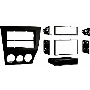InCarTec 50-364 Mazda RX-8 Single Double Din Car Audio Fascia Panel Kit (MATT BLACK)