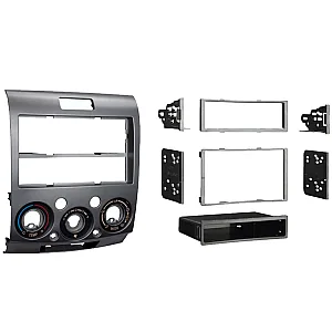 InCarTec 50-368 Ford Ranger Single Double Din Car Radio Fascia Adaptor (SILVER)