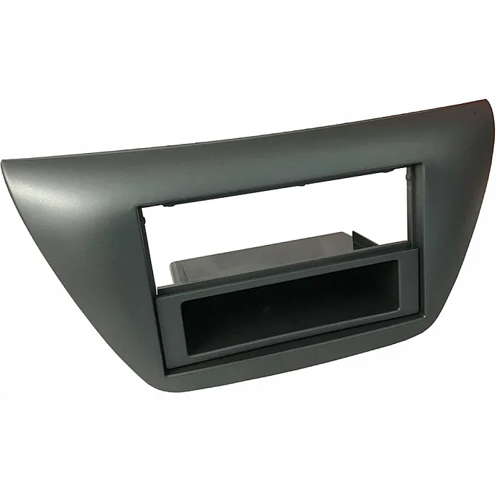 InCarTec 50-346 Mitsubishi Lancer Single/Double Din Car Audio Fascia With Removable Pocket (DARK GREY)
