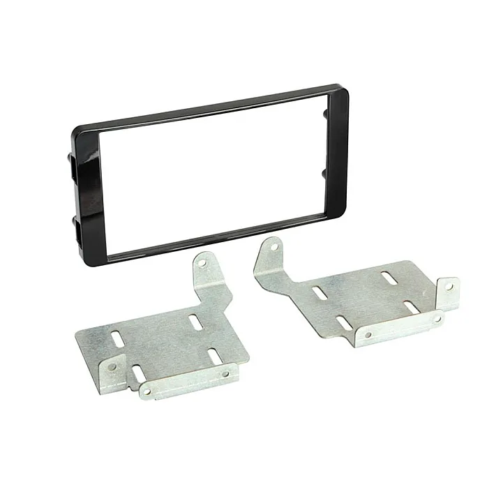 InCarTec 50-656 Mitsubishi Double Din Car Radio Stereo Fascia (without Silver Trim) PIANO BLACK