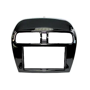 InCarTec 50-671 Mitsubishi Mirage Double Din Car Audio Fascia Adaptor Panel (GLOSS BLACK)