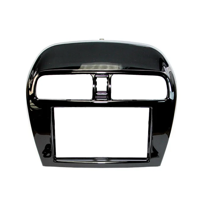 InCarTec 50-671 Mitsubishi Mirage Double Din Car Audio Fascia Adapter Panel (GLOSS BLACK)