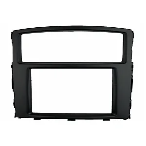 CT23MT23 Mitsubishi Shogun, Pajero Double Din Stereo Fascia Adaptor Matt Black