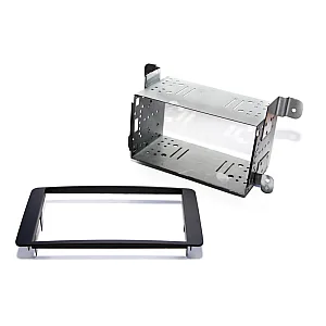 InCarTec 50-852 Mitsubishi Outlander Double DIN Cage and Fascia Trim (MATT BLACK)