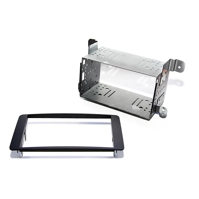 InCarTec 50-852 Mitsubishi Outlander Double DIN Cage and Fascia Trim (MATT BLACK)