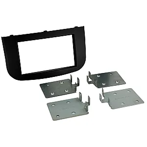 InCarTec 50-886 Mitsubishi Colt Double Din Car Radio Fascia Adaptor Panel (MATT BLACK)