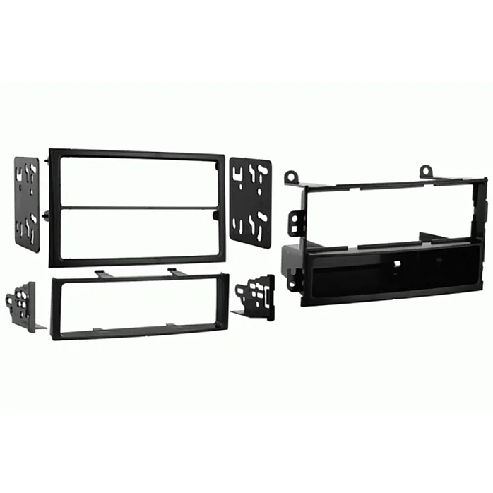 InCarTec 50-229 Nissan Single/Double Din Car Audio Fascia Adapter (MATT BLACK)