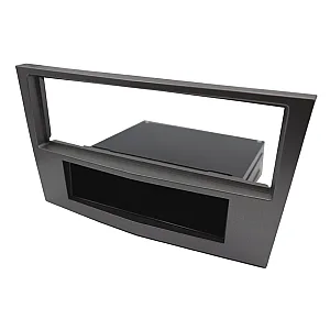 InCarTec 50-230/4 Vauxhall Single Din Car Audio Radio Fascia Adaptor (DARK GREY/ CHARCOAL METALLIC)