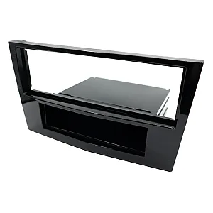 InCarTec 50-230/5 Vauxhall Single Din Car Audio Radio Fascia Adaptor (GLOSS BLACK/ PIANO BLACK)