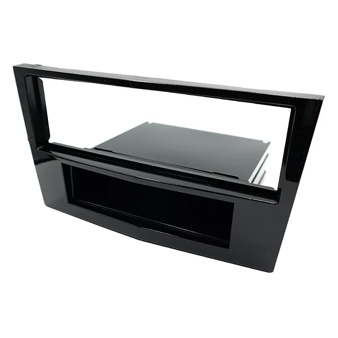 InCarTec 50-230/5 Vauxhall Single Din Car Audio Radio Fascia Adapter (GLOSS BLACK/ PIANO BLACK)