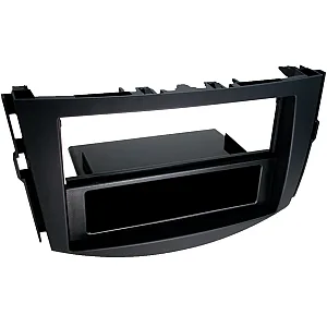 InCarTec 50-280 Toyota RAV4 (2006-2012) Single / Double Din Car Audio Fascia With Removable Pocket (MATT BLACK)