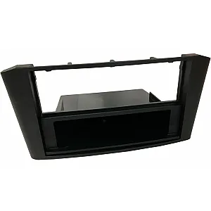 InCarTec 50-334 Toyota Avensis (2003-2008) Single / Double Din Car Radio Fascia Adaptor Panel (MATT BLACK)