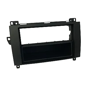 InCarTec 50-257 Mercedes Single/Double Din Car Audio Fascia Adaptor (MATT BLACK)