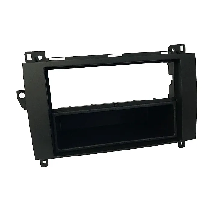 InCarTec 50-257 Mercedes Single/Double Din Car Audio Fascia Adapter (MATT BLACK)