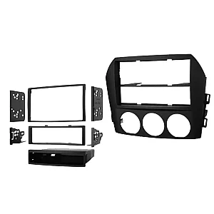 InCarTec 50-262 Mazda MX-5 Single/Double Din Car Audio Fascia Adaptor (MATT BLACK)