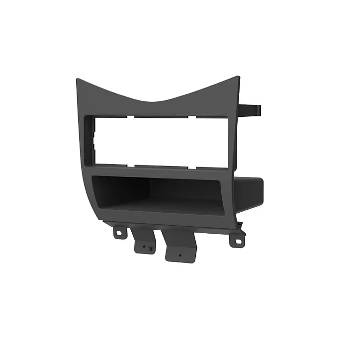 InCarTec 50-265 Honda Accord 2003-2008 Single Din Fascia Lower Dash Relocation Adaptor (MATT BLACK)