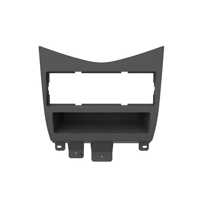 InCarTec 50-265 Honda Accord 2003-2008 Single Din Fascia Lower Dash Relocation Adaptor (MATT BLACK)
