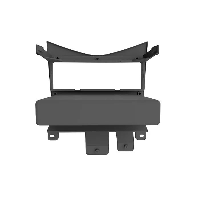 InCarTec 50-265 Honda Accord 2003-2008 Single Din Fascia Lower Dash Relocation Adaptor (MATT BLACK)