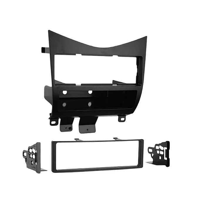 InCarTec 50-265 Honda Accord 2003-2008 Single Din Fascia Lower Dash Relocation Adaptor (MATT BLACK)
