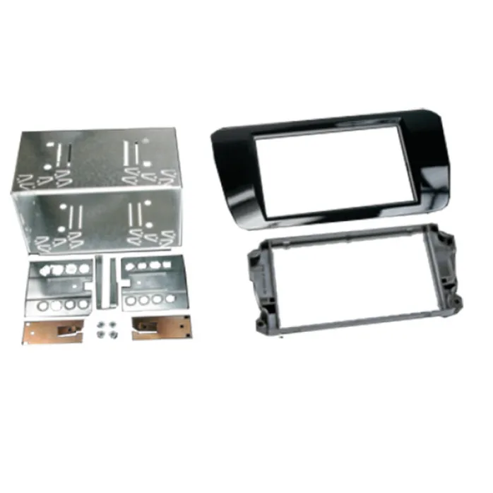 InCarTec 50-342/PRO3 Seat Ibiza Double Din Flush Fit Car Audio Fascia Adapter Panel (GLOSS BLACK)