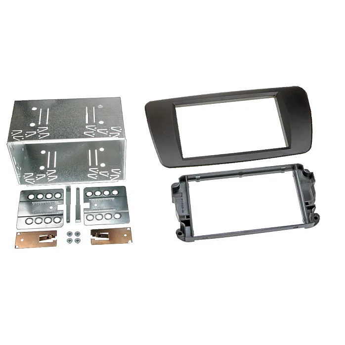 InCarTec 50-342/PRO Seat Ibiza Double Din Flush Fit Car Audio Fascia Adapter Panel (MATT BLACK)