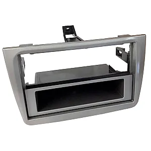 InCarTec 50-343 Alfa Romeo Mito Single/Double Din Car Audio Fascia With Removable Pocket (GUNMETAL)