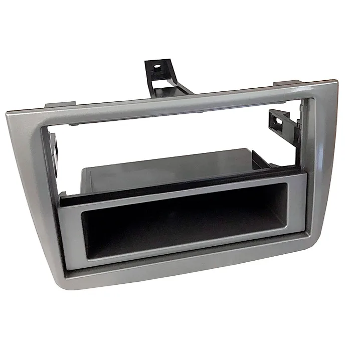 InCarTec 50-343 Alfa Romeo Mito Single/Double Din Car Audio Fascia With Removable Pocket (GUNMETAL)