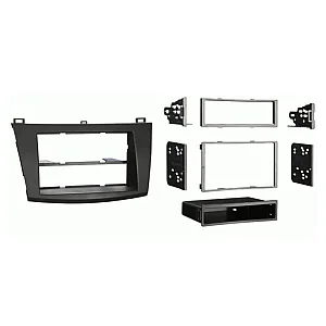Connects2 CT23MZ19 Mazda 3 2009 - 2013 Matt Black Single & Double Din Fascia Panel Adaptor Kit