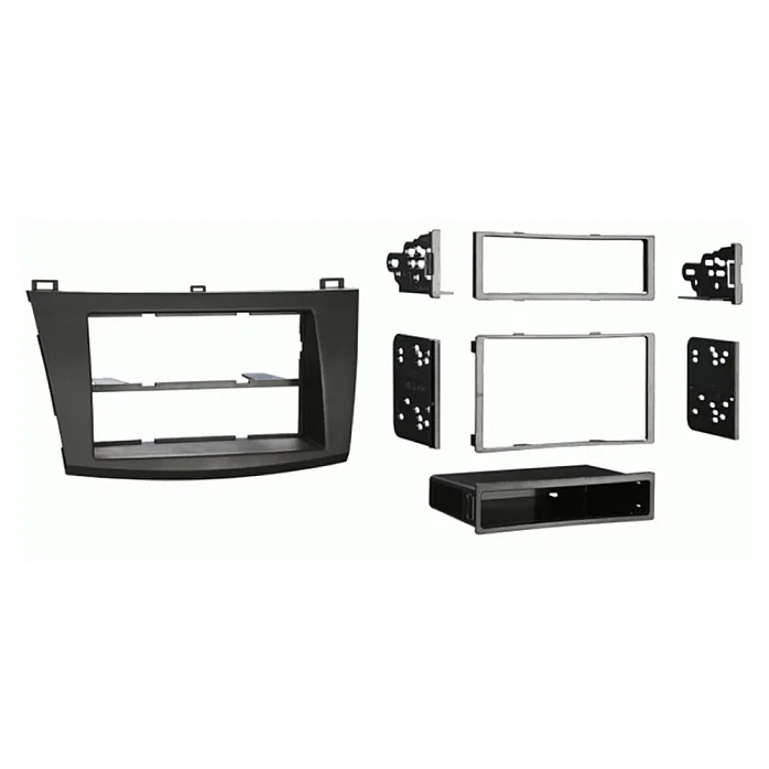 Connects2 CT23MZ19 Mazda 3 2009 - 2013 Matt Black Single & Double Din Fascia Panel Adaptor Kit