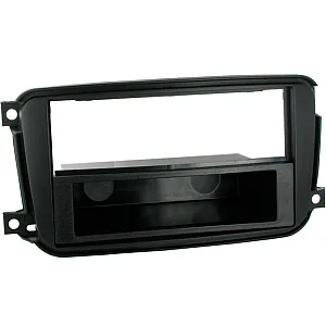 InCarTec 50-371 Smart Single/Double Din Car Radio Fascia Adaptor Panel (MATT BLACK)