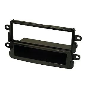 InCarTec 50-391/2 Vauxhall Single Din Car Audio Fascia Adaptor Panel (GLOSS BLACK)
