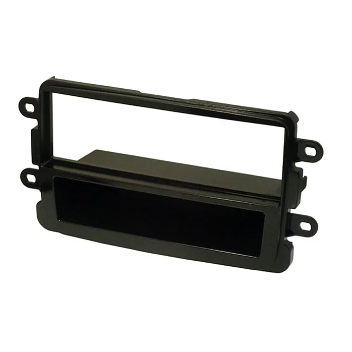 InCarTec 50-391/2 Vauxhall Single Din Car Audio Fascia Adapter Panel (GLOSS BLACK)