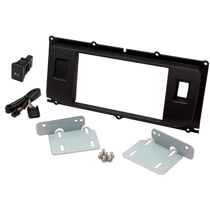 InCarTec 50-407 Land Rover Double Din Car Audio Fascia Adapter Panel (DARK GREY)