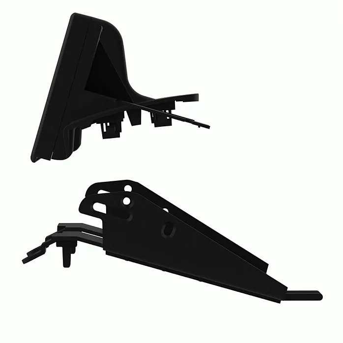 InCarTec 50-409 Mazda Double Din (Single Chassis) Car Radio Fascia Adapter (MATT BLACK)