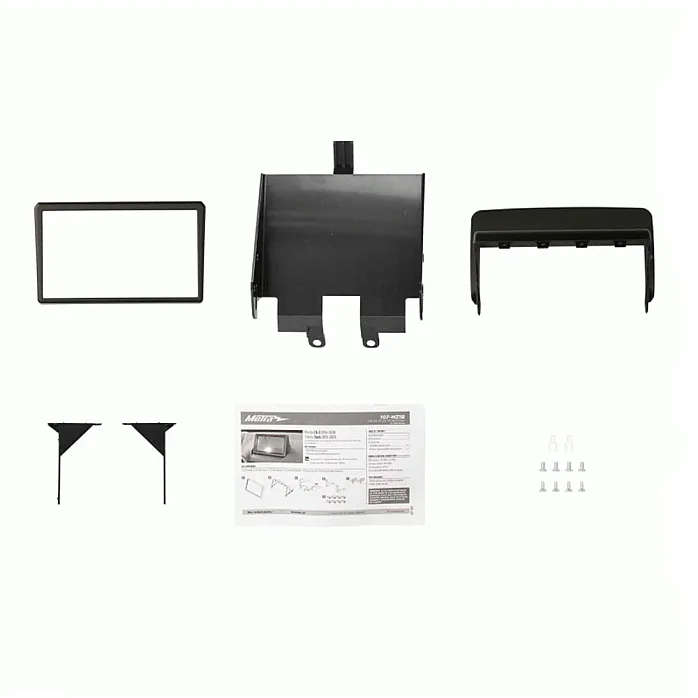InCarTec 50-409 Mazda Double Din (Single Chassis) Car Radio Fascia Adapter (MATT BLACK)