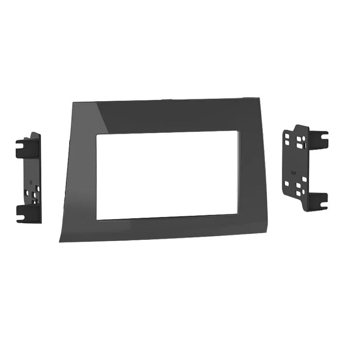 InCarTec 50-420 Jeep Commander 2006-2009 Without OEM Factory Navigation Double Din Car Radio Fascia (GREY)