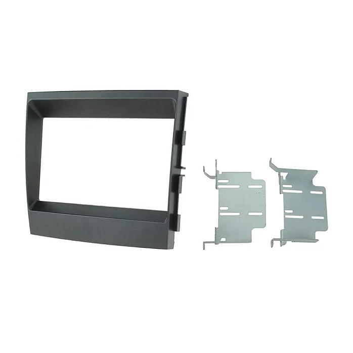 InCarTec 50-431 Porsche Panamera (2009-2016) Double Din Car Audio Fascia Adaptor (MATT BLACK)