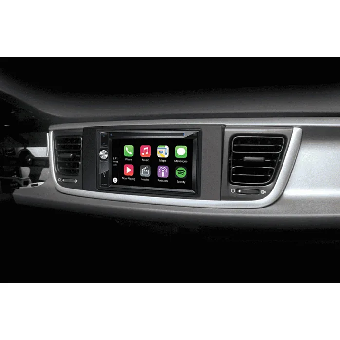 InCarTec 50-437 Kia Rio (2017>) Double Din Car Stereo Radio Fascia Adaptor (MATT BLACK)