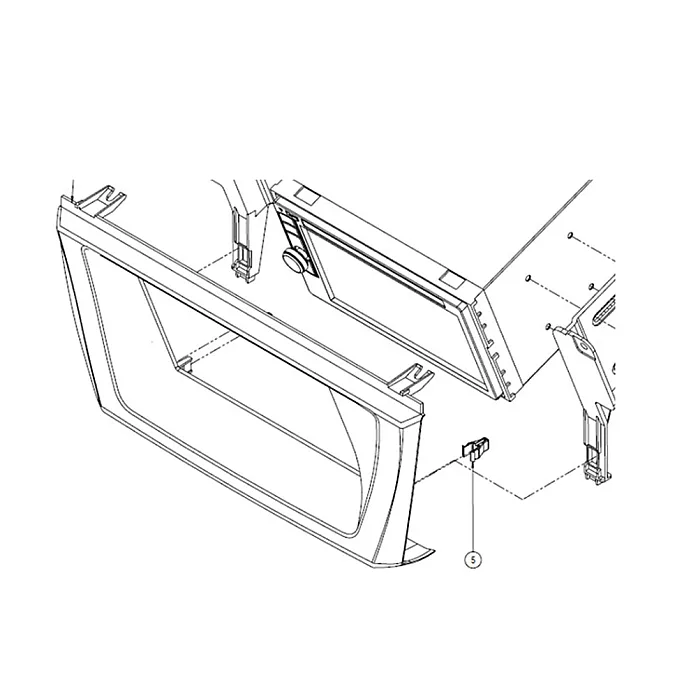 InCarTec 50-438 BMW X3 (E83) 2004-2010 Double Din Car Stereo Radio Fascia Adapter (Climate Control)
