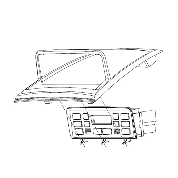 InCarTec 50-438 BMW X3 (E83) 2004-2010 Double Din Car Stereo Radio Fascia Adapter (Climate Control)