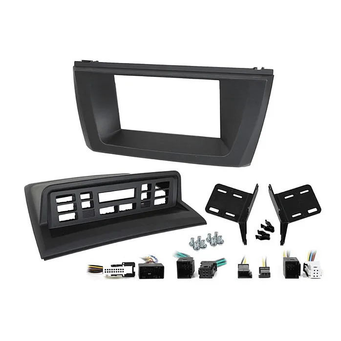 InCarTec 50-438 BMW X3 (E83) 2004-2010 Double Din Car Stereo Radio Fascia Adapter (Climate Control)