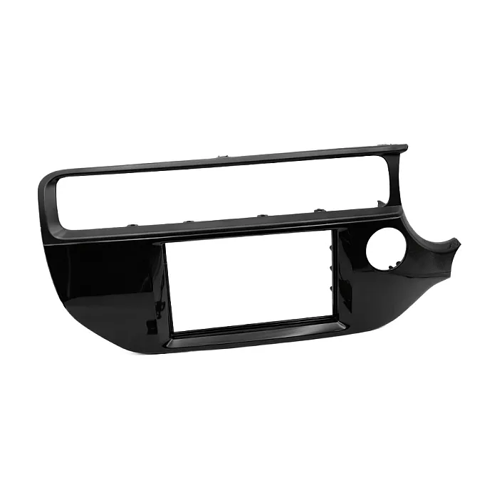 InCarTec 50-440 Kia Rio (2015–2017) Double Din Car Stereo Fascia Adapter (Gloss Black)