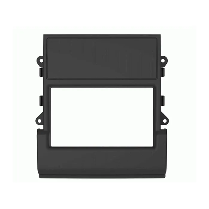 InCarTec 50-555 Porsche Macan (2014 - 2018) Double Din Car Stereo Fascia Adaptor Panel (MATT BLACK)