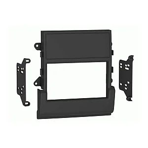 InCarTec 50-555 Porsche Macan (2014 - 2018) Double Din Car Stereo Fascia Adaptor Panel (MATT BLACK)